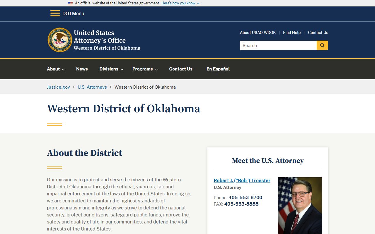 Cimarron County federal court charge records